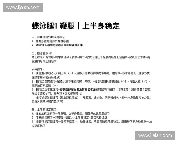蝶泳技巧全面解析 提升游泳速度与效率的关键训练方法 蝶泳技巧全面解析 提升游泳速度与效率的关键训练方法